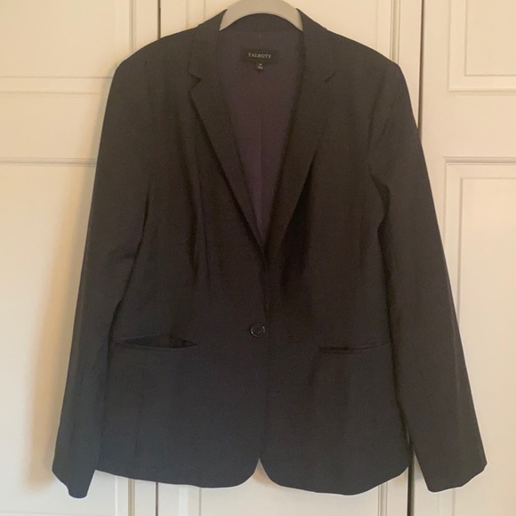 Talbots Heather Gray Suit Jacket - Picture 1 of 4
